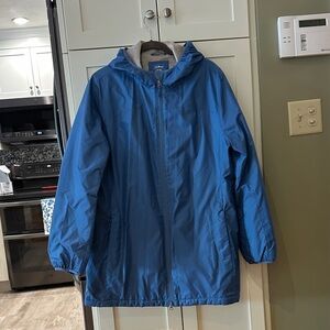 L.L. Bean Lined Windbreaker in Vibrant Blue